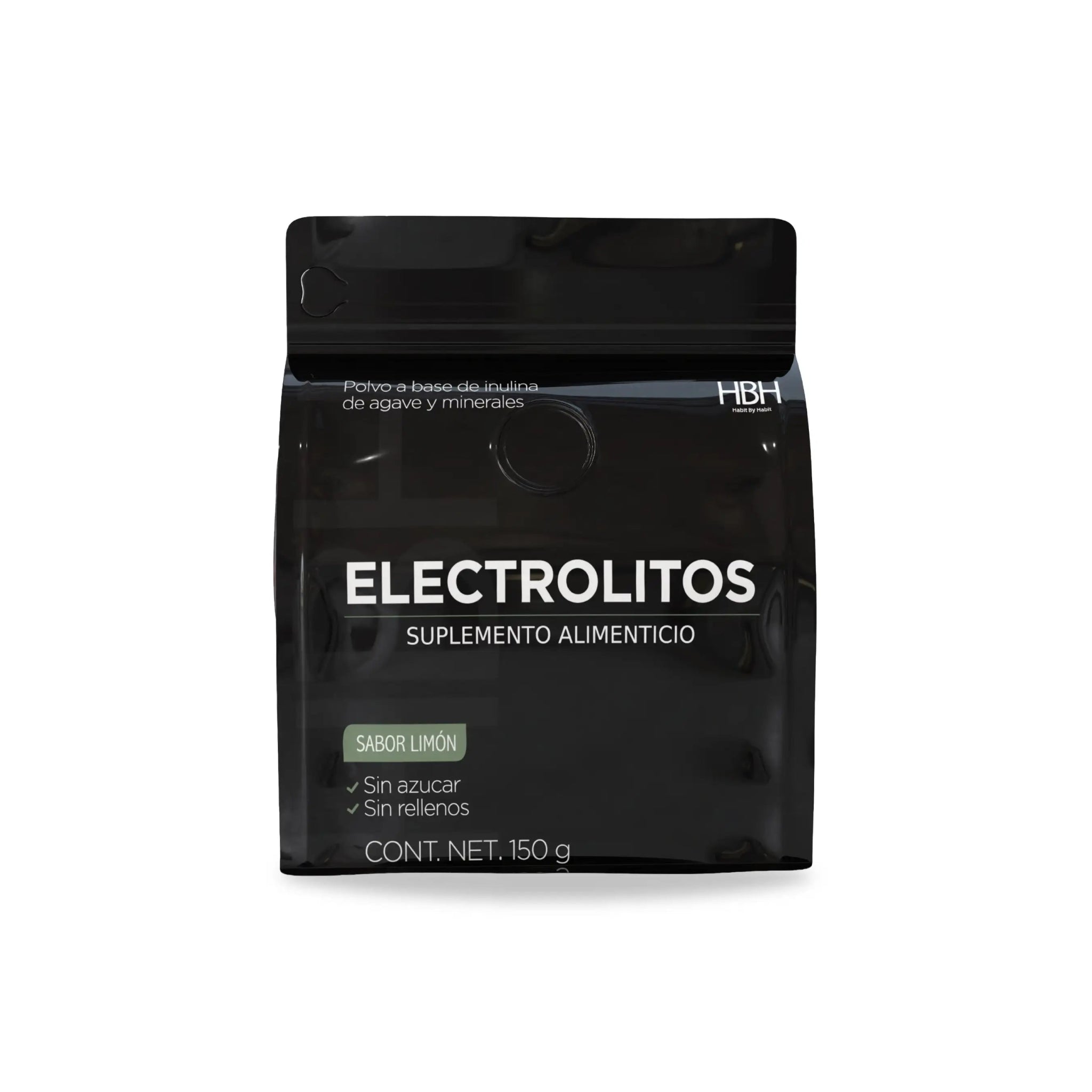 HBH Suplementos Electrolitos con Sodio, Potasio, Magnesio, Calcio y Vitamina C, Sabor Naranja, 150 g, 30 sachets - HBH
