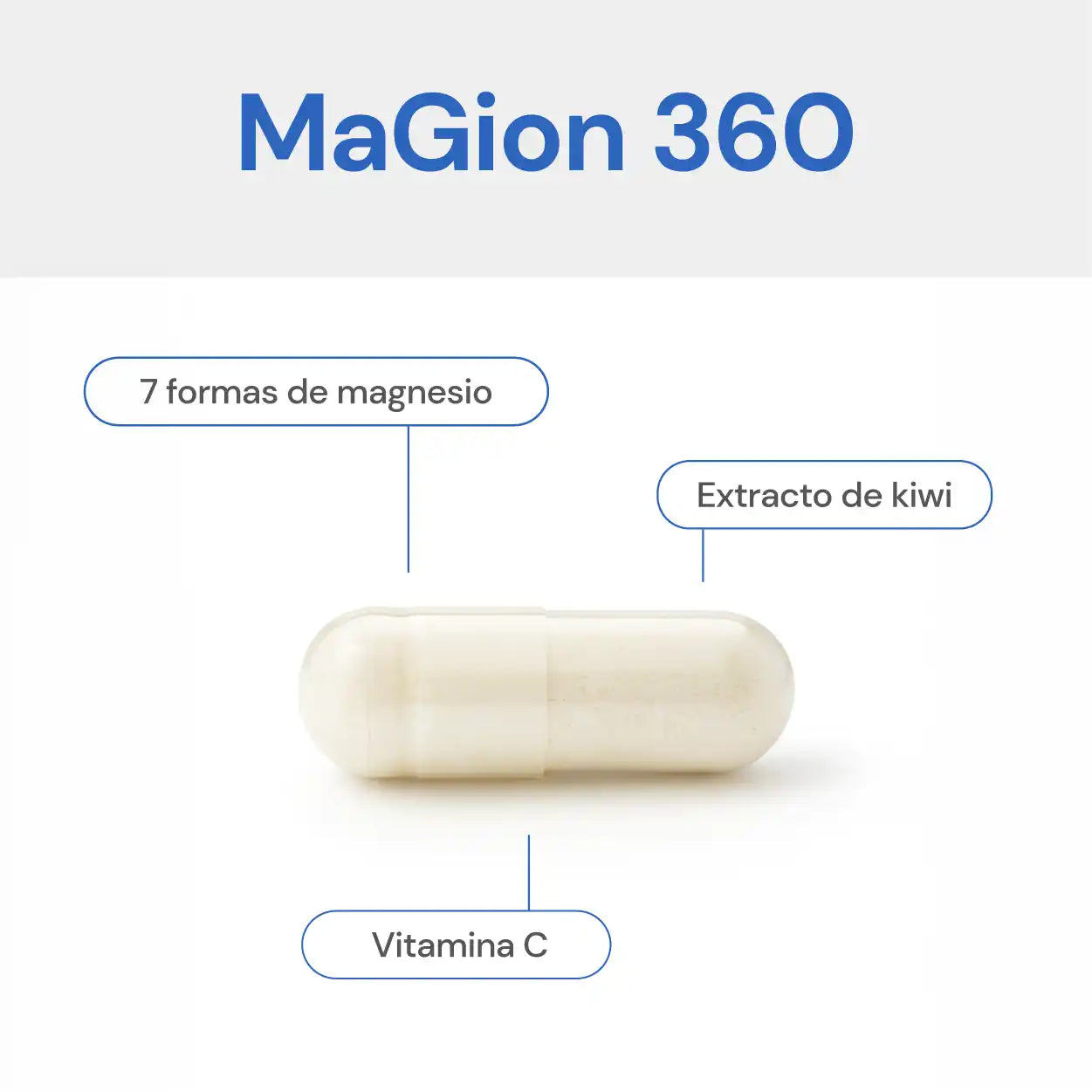 Cápsula vegetal con magnesio Magion 360