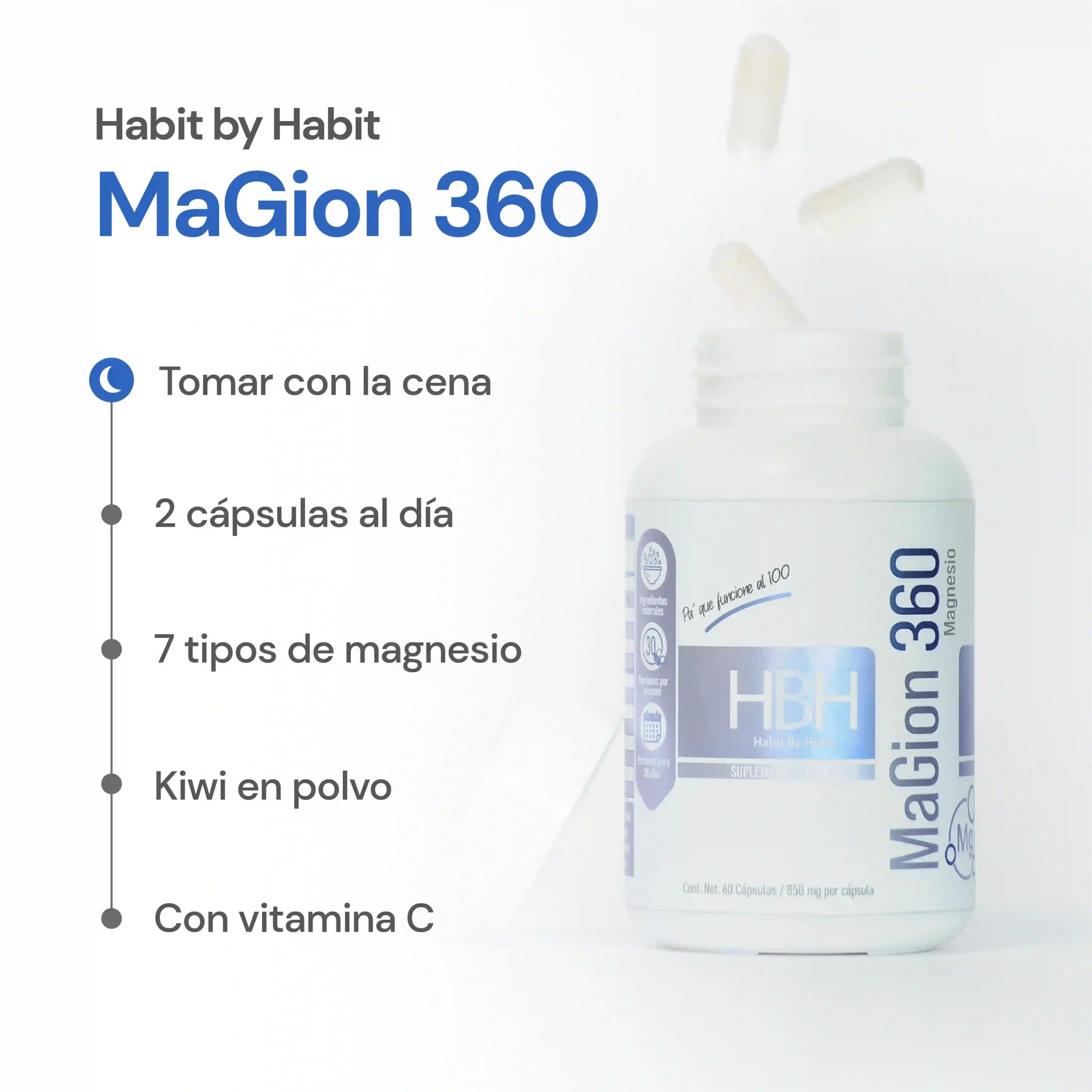 Focus Kit | Kit para enfoque y digestión con magnesio y probióticos - HBH