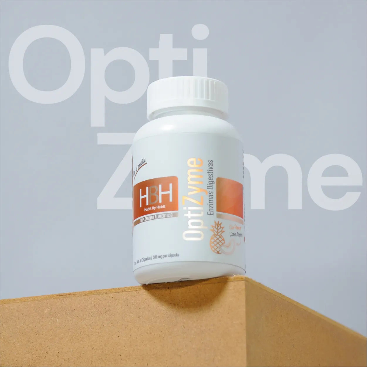 optizyme imagen real del bote en presentación vertical
